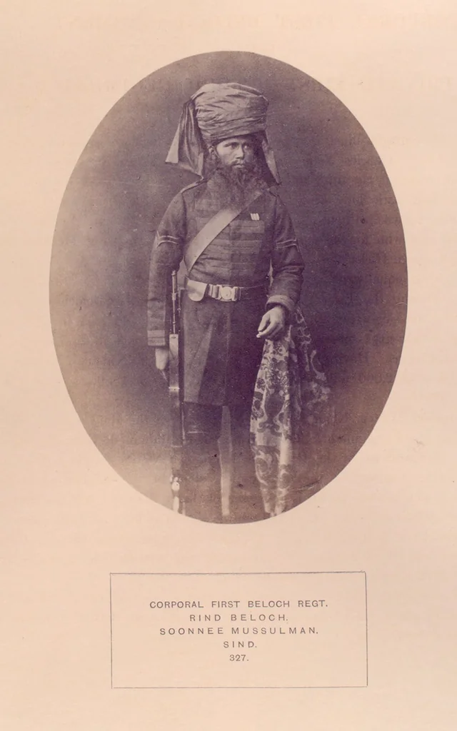 An illustration from The people of India : A series of photographic illustrations, with descriptive letterpress, of the races and tribes of Hindustan, originally prepared under the authority of the government of India, and reproduced, 1868, leaf 338