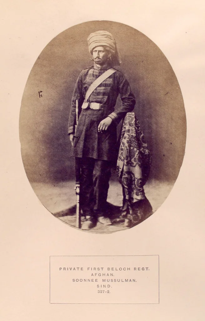 An illustration from The people of India : A series of photographic illustrations, with descriptive letterpress, of the races and tribes of Hindustan, originally prepared under the authority of the government of India, and reproduced, 1868, leaf 339