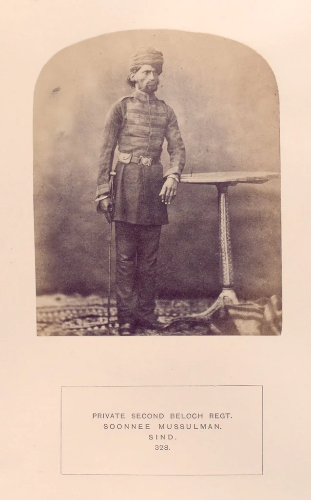 An illustration from The people of India : A series of photographic illustrations, with descriptive letterpress, of the races and tribes of Hindustan, originally prepared under the authority of the government of India, and reproduced, 1868, leaf 340