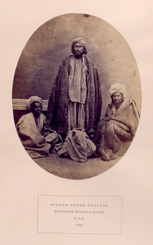 An illustration from The people of India : A series of photographic illustrations, with descriptive letterpress, of the races and tribes of Hindustan, originally prepared under the authority of the government of India, and reproduced, 1868, leaf 345