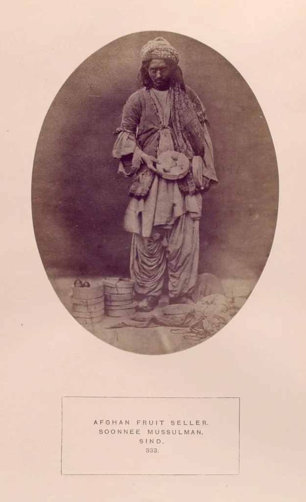 An illustration from The people of India : A series of photographic illustrations, with descriptive letterpress, of the races and tribes of Hindustan, originally prepared under the authority of the government of India, and reproduced, 1868, leaf 346