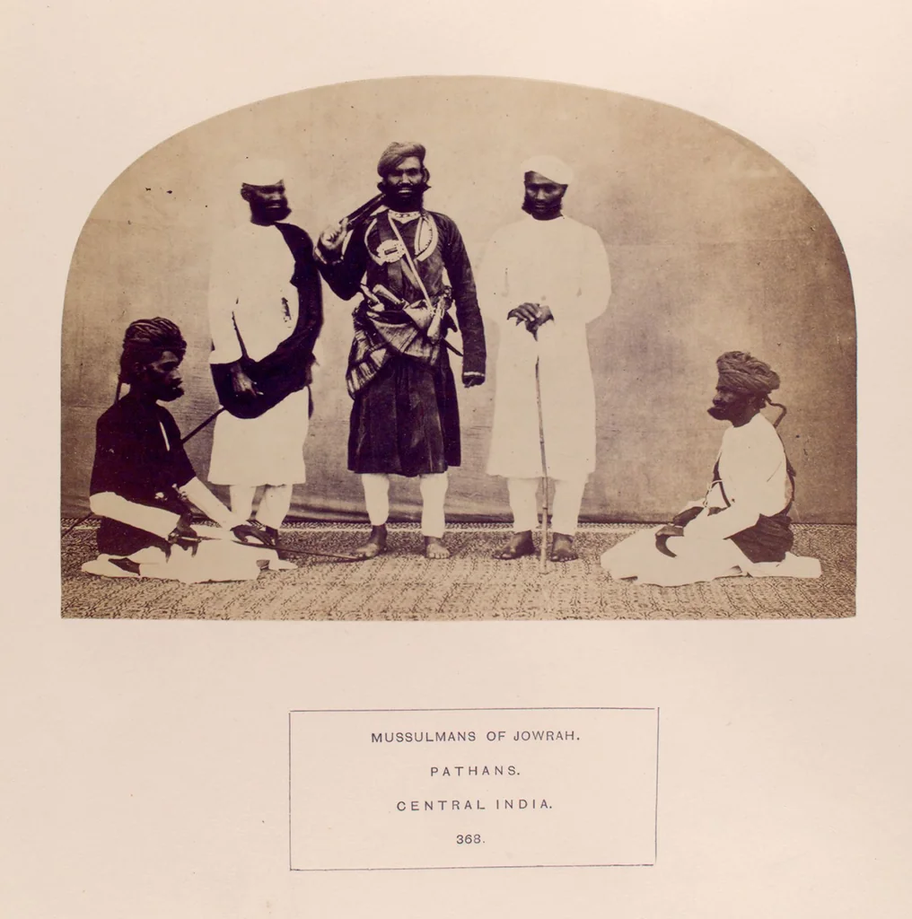 An illustration from The people of India : A series of photographic illustrations, with descriptive letterpress, of the races and tribes of Hindustan, originally prepared under the authority of the government of India, and reproduced, 1868, leaf 385