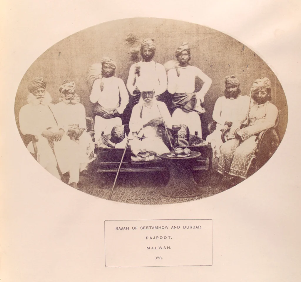 An illustration from The people of India : A series of photographic illustrations, with descriptive letterpress, of the races and tribes of Hindustan, originally prepared under the authority of the government of India, and reproduced, 1868, leaf 395