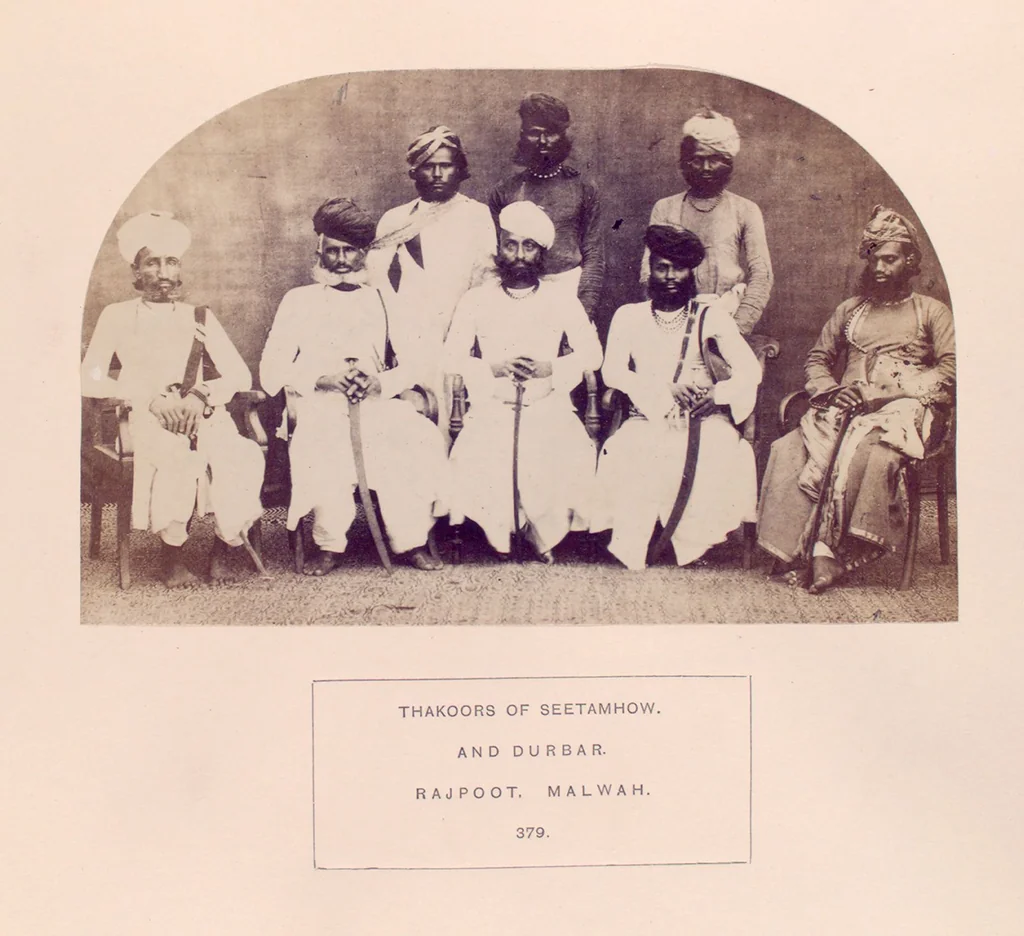 An illustration from The people of India : A series of photographic illustrations, with descriptive letterpress, of the races and tribes of Hindustan, originally prepared under the authority of the government of India, and reproduced, 1868, leaf 396