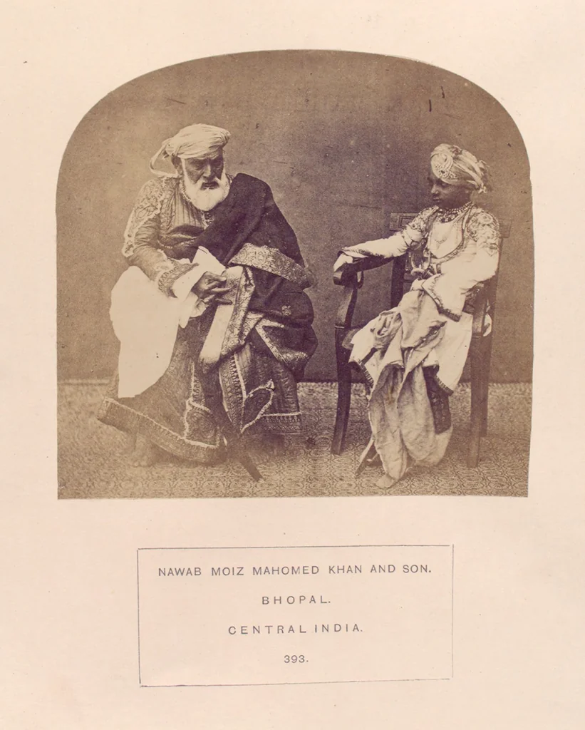 An illustration from The people of India : A series of photographic illustrations, with descriptive letterpress, of the races and tribes of Hindustan, originally prepared under the authority of the government of India, and reproduced, 1868, leaf 410