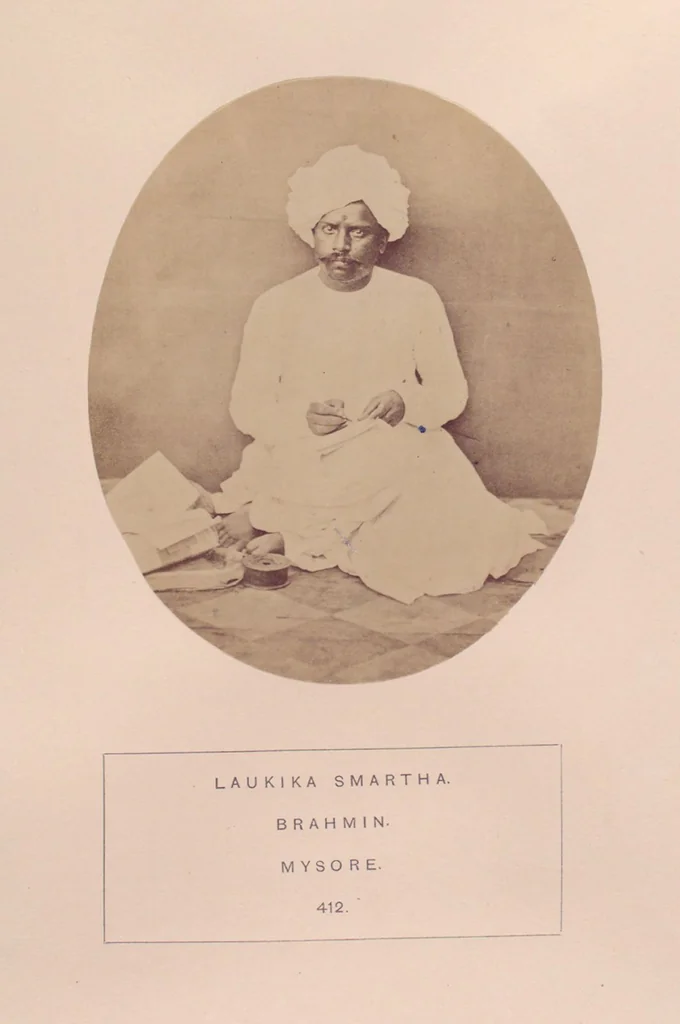 An illustration from The people of India : A series of photographic illustrations, with descriptive letterpress, of the races and tribes of Hindustan, originally prepared under the authority of the government of India, and reproduced, 1868, leaf 430