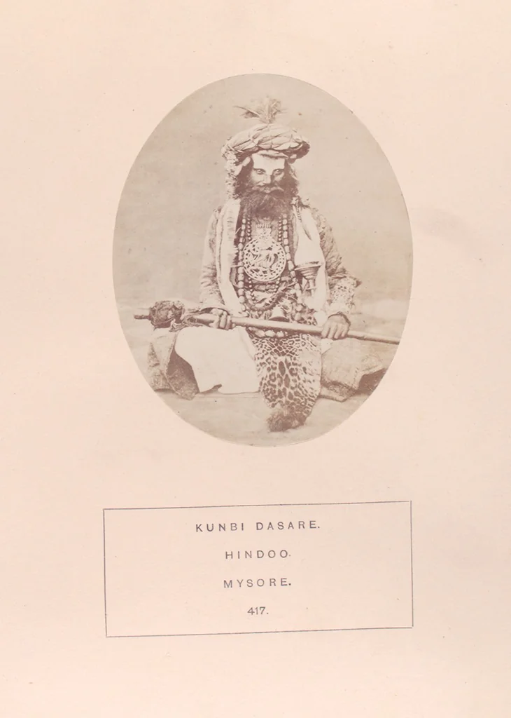 An illustration from The people of India : A series of photographic illustrations, with descriptive letterpress, of the races and tribes of Hindustan, originally prepared under the authority of the government of India, and reproduced, 1868, leaf 435