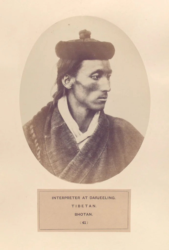 An illustration from The people of India : A series of photographic illustrations, with descriptive letterpress, of the races and tribes of Hindustan, originally prepared under the authority of the government of India, and reproduced, 1868, leaf 44