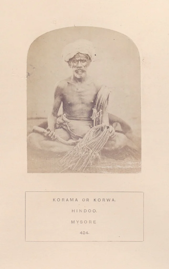 An illustration from The people of India : A series of photographic illustrations, with descriptive letterpress, of the races and tribes of Hindustan, originally prepared under the authority of the government of India, and reproduced, 1868, leaf 442