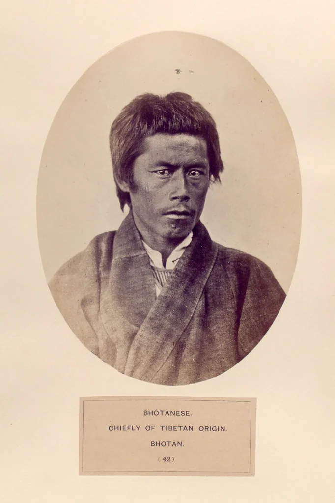 An illustration from The people of India : A series of photographic illustrations, with descriptive letterpress, of the races and tribes of Hindustan, originally prepared under the authority of the government of India, and reproduced, 1868, leaf 45