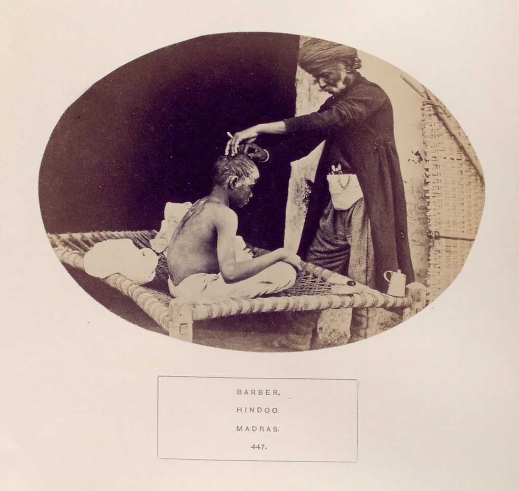 An illustration from The people of India : A series of photographic illustrations, with descriptive letterpress, of the races and tribes of Hindustan, originally prepared under the authority of the government of India, and reproduced, 1868, leaf 465