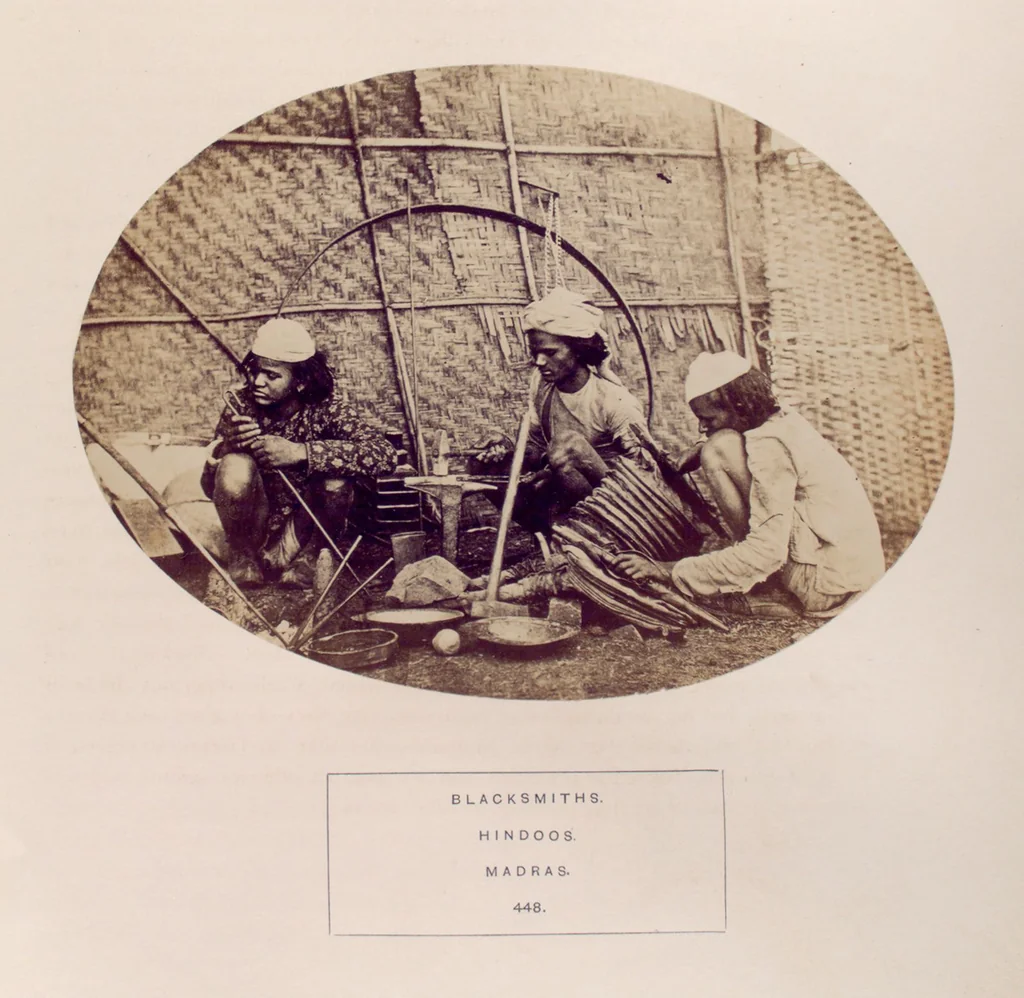 An illustration from The people of India : A series of photographic illustrations, with descriptive letterpress, of the races and tribes of Hindustan, originally prepared under the authority of the government of India, and reproduced, 1868, leaf 466