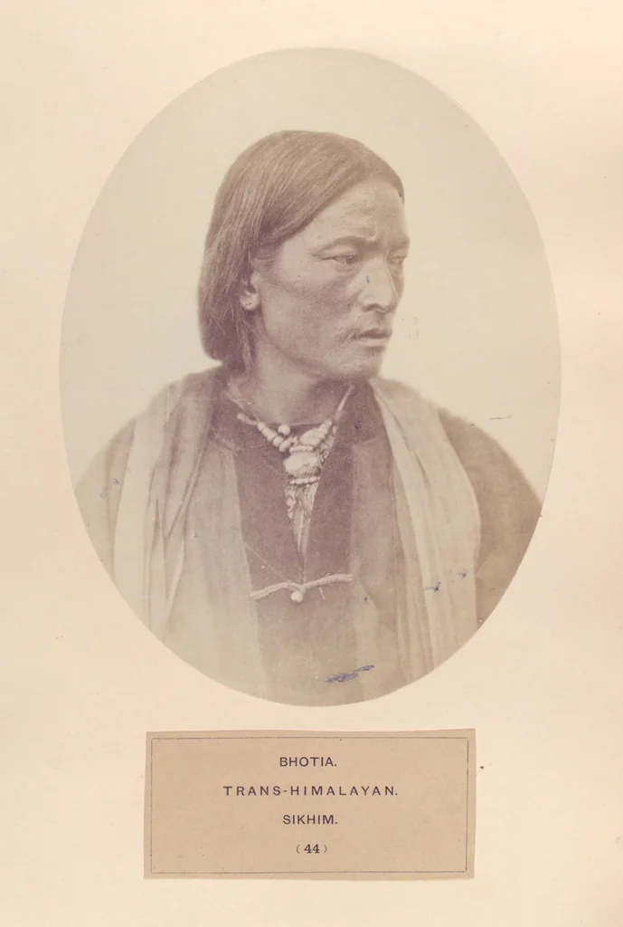 An illustration from The people of India : A series of photographic illustrations, with descriptive letterpress, of the races and tribes of Hindustan, originally prepared under the authority of the government of India, and reproduced, 1868, leaf 47