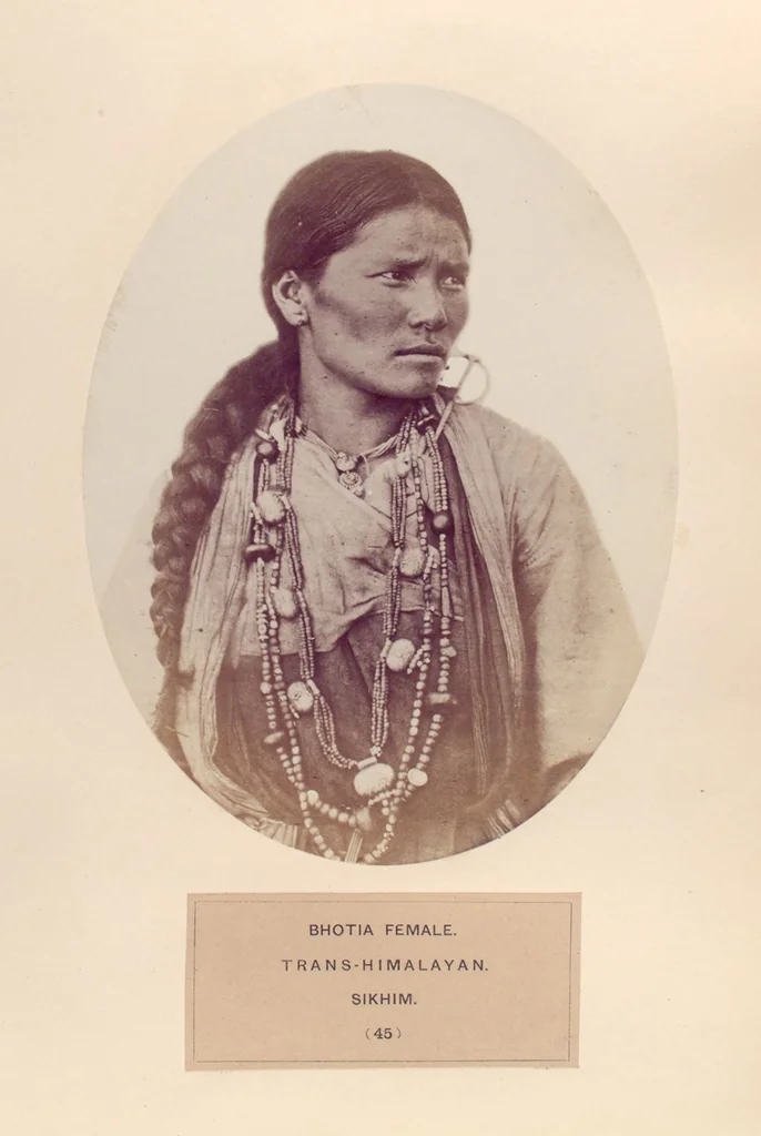 An illustration from The people of India : A series of photographic illustrations, with descriptive letterpress, of the races and tribes of Hindustan, originally prepared under the authority of the government of India, and reproduced, 1868, leaf 48