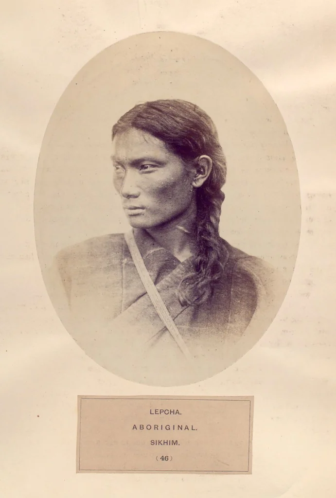 An illustration from The people of India : A series of photographic illustrations, with descriptive letterpress, of the races and tribes of Hindustan, originally prepared under the authority of the government of India, and reproduced, 1868, leaf 49