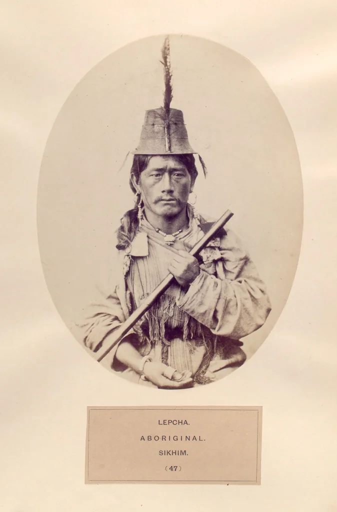 An illustration from The people of India : A series of photographic illustrations, with descriptive letterpress, of the races and tribes of Hindustan, originally prepared under the authority of the government of India, and reproduced, 1868, leaf 50