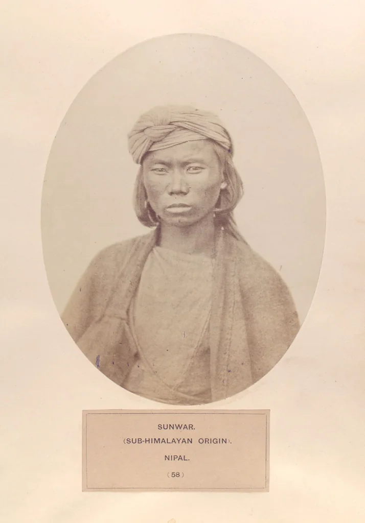 An illustration from The people of India : A series of photographic illustrations, with descriptive letterpress, of the races and tribes of Hindustan, originally prepared under the authority of the government of India, and reproduced, 1868, leaf 62