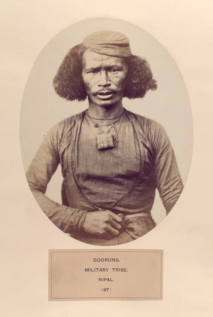 An illustration from The people of India : A series of photographic illustrations, with descriptive letterpress, of the races and tribes of Hindustan, originally prepared under the authority of the government of India, and reproduced, 1868, leaf 71
