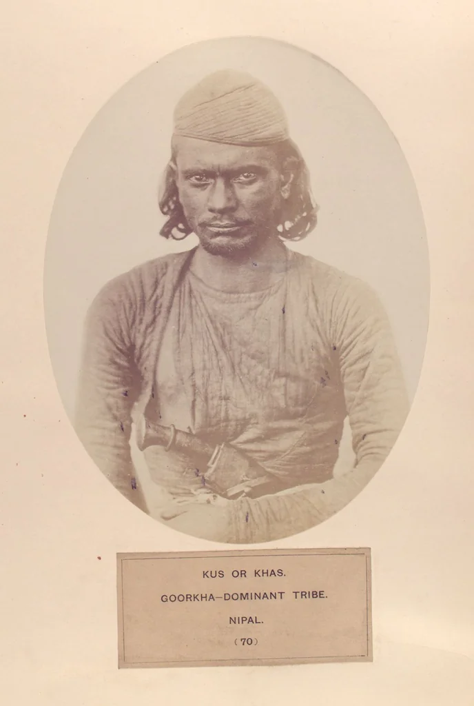 An illustration from The people of India : A series of photographic illustrations, with descriptive letterpress, of the races and tribes of Hindustan, originally prepared under the authority of the government of India, and reproduced, 1868, leaf 74