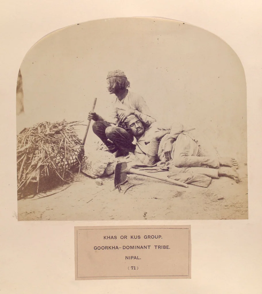 An illustration from The people of India : A series of photographic illustrations, with descriptive letterpress, of the races and tribes of Hindustan, originally prepared under the authority of the government of India, and reproduced, 1868, leaf 75