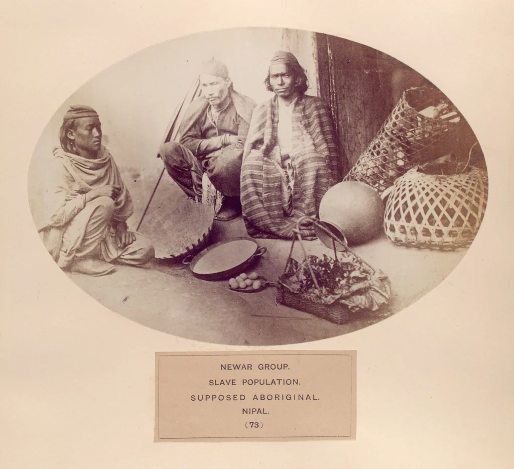 An illustration from The people of India : A series of photographic illustrations, with descriptive letterpress, of the races and tribes of Hindustan, originally prepared under the authority of the government of India, and reproduced, 1868, leaf 77