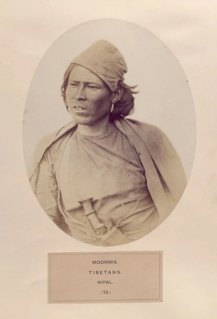 An illustration from The people of India : A series of photographic illustrations, with descriptive letterpress, of the races and tribes of Hindustan, originally prepared under the authority of the government of India, and reproduced, 1868, leaf 79