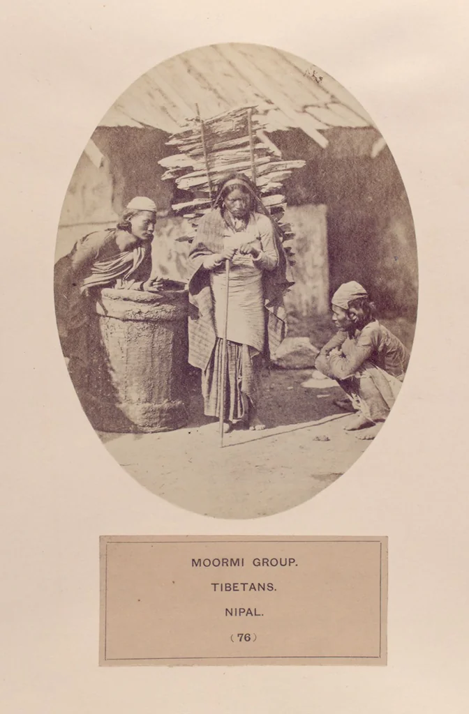 An illustration from The people of India : A series of photographic illustrations, with descriptive letterpress, of the races and tribes of Hindustan, originally prepared under the authority of the government of India, and reproduced, 1868, leaf 80