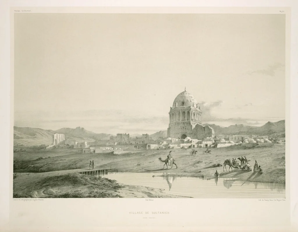 An illustration from Voyage en Perse de mm. Eugène Flandin, peintre, et Pascal Coste, architecte, entrepris par ordre de m. le ministre des affaires étrangères, d'après les instructions dressées par l'Institut. Publié sous les auspices de m. le ministre de l'intérieur, 1851, leaf 259