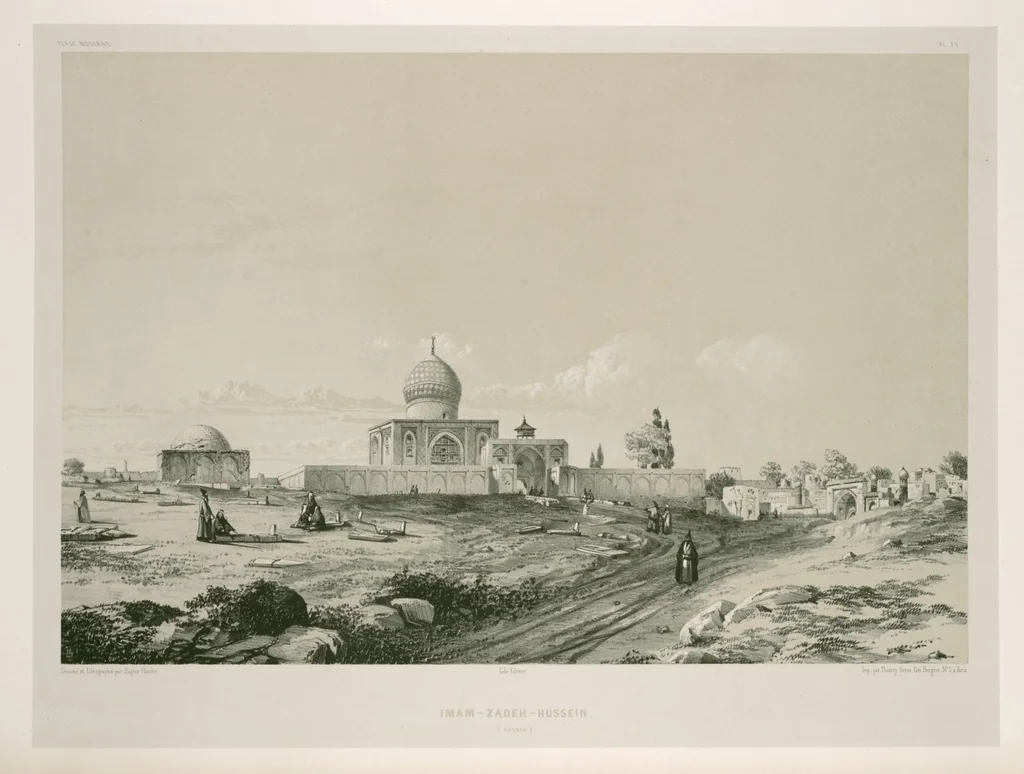 An illustration from Voyage en Perse de mm. Eugène Flandin, peintre, et Pascal Coste, architecte, entrepris par ordre de m. le ministre des affaires étrangères, d'après les instructions dressées par l'Institut. Publié sous les auspices de m. le ministre de l'intérieur, 1851, leaf 263