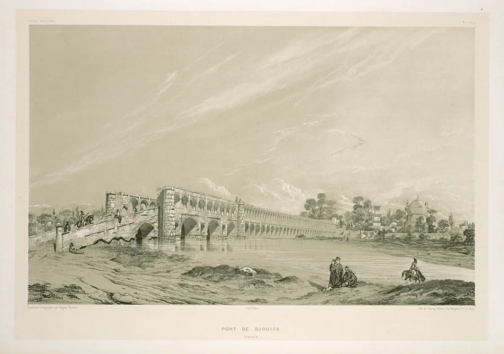 An illustration from Voyage en Perse de mm. Eugène Flandin, peintre, et Pascal Coste, architecte, entrepris par ordre de m. le ministre des affaires étrangères, d'après les instructions dressées par l'Institut. Publié sous les auspices de m. le ministre de l'intérieur, 1851, leaf 293