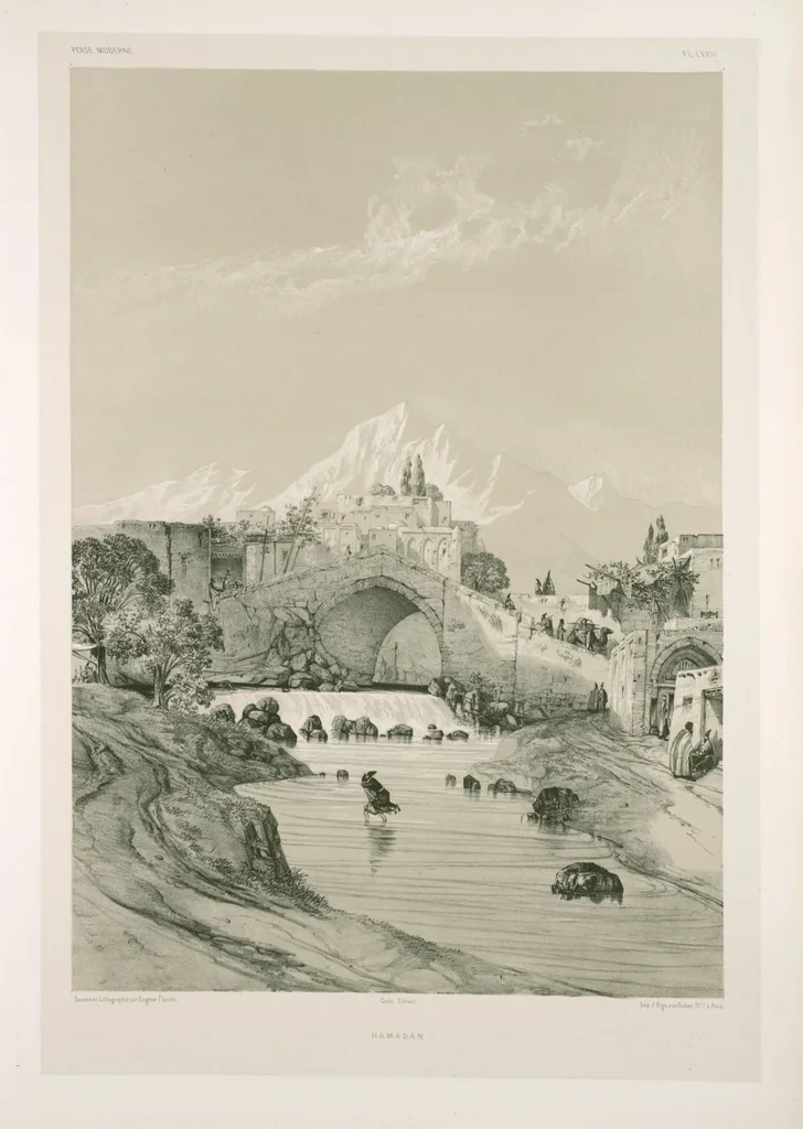 An illustration from Voyage en Perse de mm. Eugène Flandin, peintre, et Pascal Coste, architecte, entrepris par ordre de m. le ministre des affaires étrangères, d'après les instructions dressées par l'Institut. Publié sous les auspices de m. le ministre de l'intérieur, 1851, leaf 315