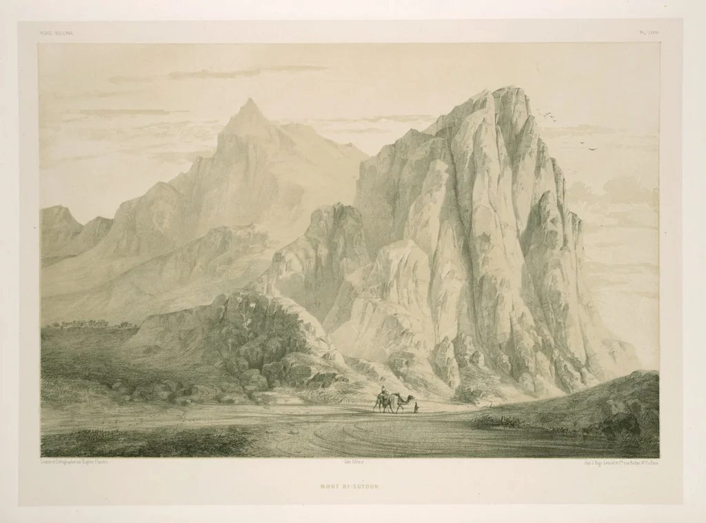An illustration from Voyage en Perse de mm. Eugène Flandin, peintre, et Pascal Coste, architecte, entrepris par ordre de m. le ministre des affaires étrangères, d'après les instructions dressées par l'Institut. Publié sous les auspices de m. le ministre de l'intérieur, 1851, leaf 323