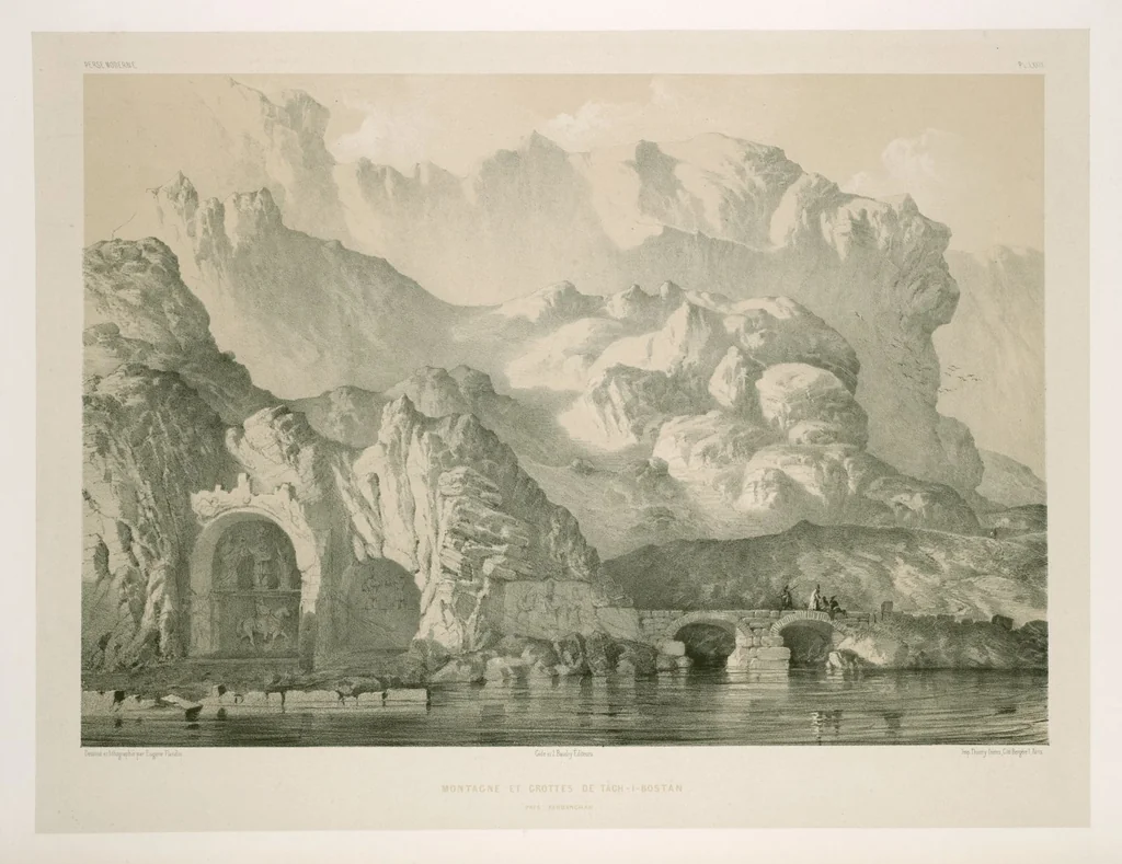 An illustration from Voyage en Perse de mm. Eugène Flandin, peintre, et Pascal Coste, architecte, entrepris par ordre de m. le ministre des affaires étrangères, d'après les instructions dressées par l'Institut. Publié sous les auspices de m. le ministre de l'intérieur, 1851, leaf 326
