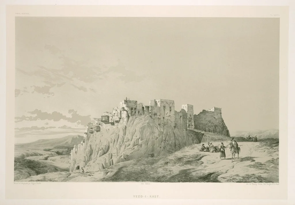 An illustration from Voyage en Perse de mm. Eugène Flandin, peintre, et Pascal Coste, architecte, entrepris par ordre de m. le ministre des affaires étrangères, d'après les instructions dressées par l'Institut. Publié sous les auspices de m. le ministre de l'intérieur, 1851, leaf 328
