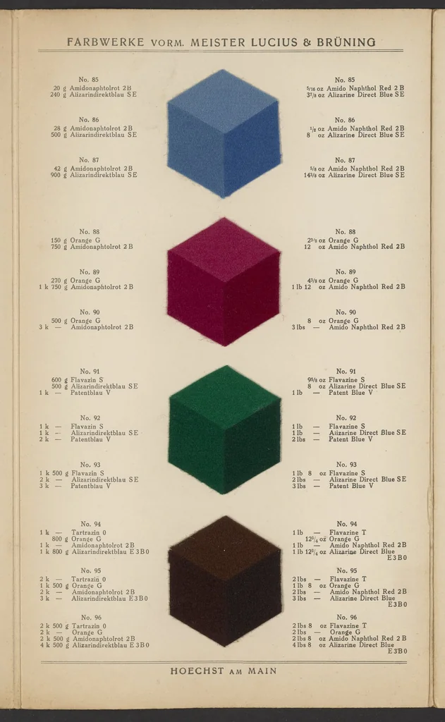 An illustration from Saisonfarben : Fashionable Colours, 1924, leaf 6