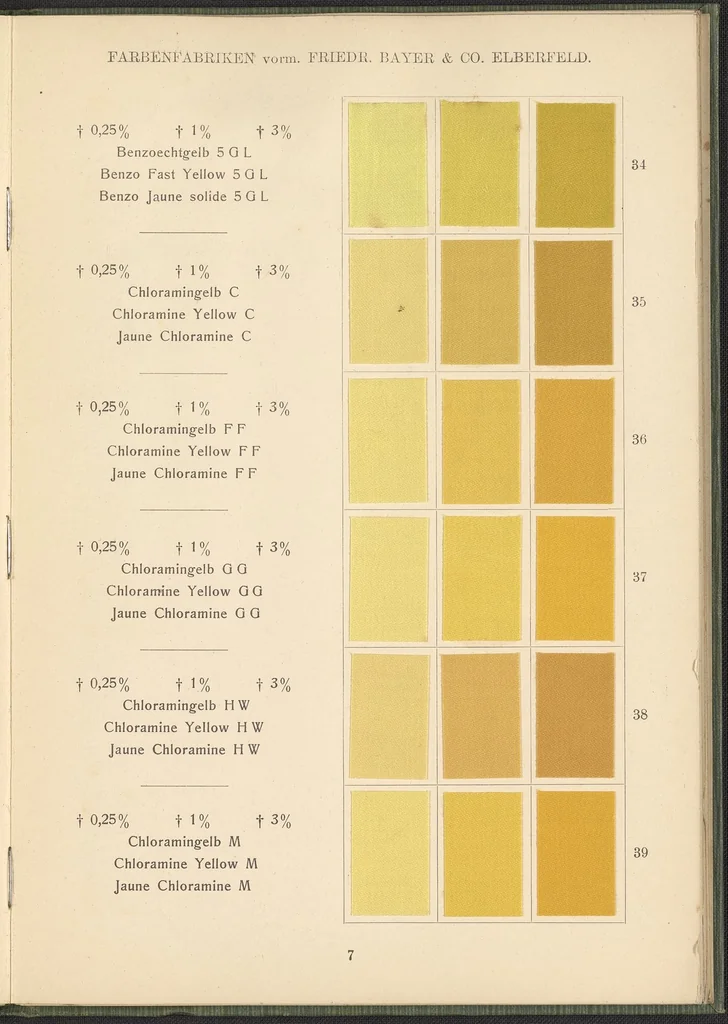 An illustration from Benzidinfarben auf Baumwollstückware, 1901, leaf 17