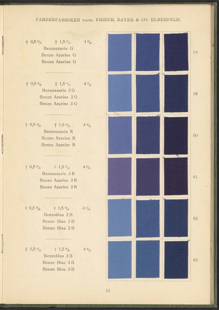 An illustration from Benzidinfarben auf Baumwollstückware, 1901, leaf 21