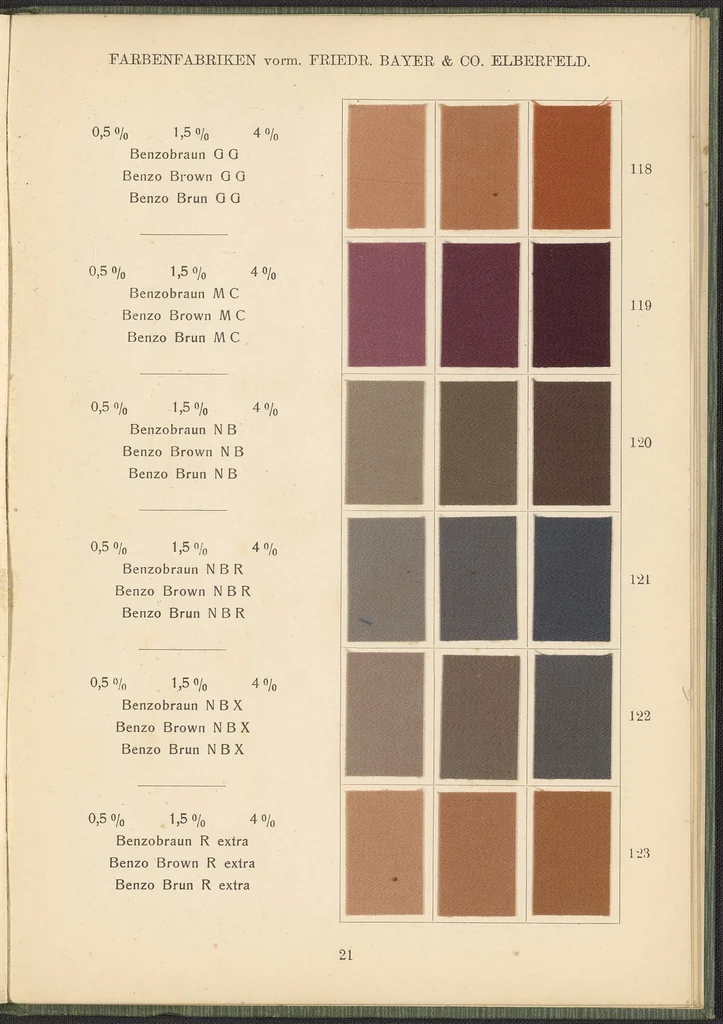 An illustration from Benzidinfarben auf Baumwollstückware, 1901, leaf 31