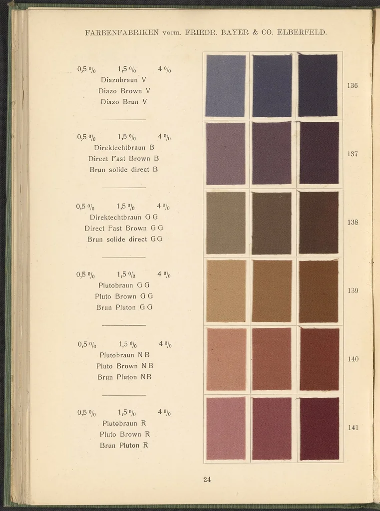 An illustration from Benzidinfarben auf Baumwollstückware, 1901, leaf 34