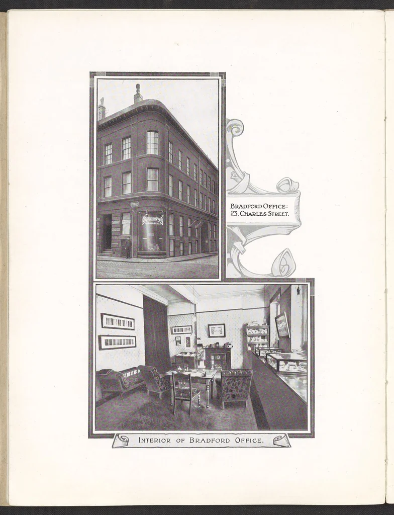 An illustration from The History of the Rise and Development of the Firm Read Holliday & Sons, Limited, 1914, leaf 34