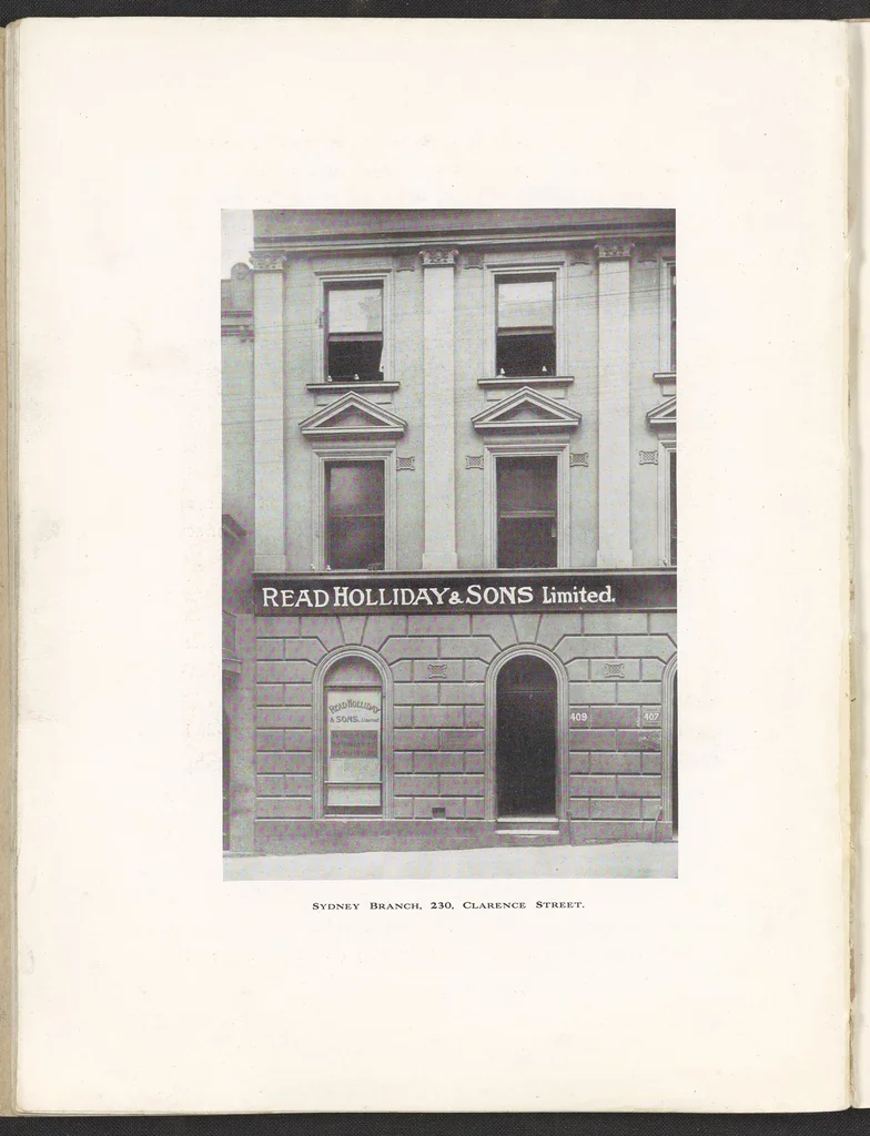 An illustration from The History of the Rise and Development of the Firm Read Holliday & Sons, Limited, 1914, leaf 52