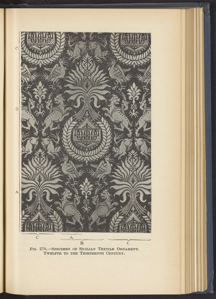 An illustration from Dress, Blouse, and Costume Cloths, Design and Fabric Manufacture, 1921, leaf 42