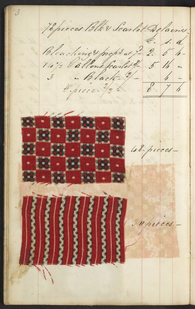 An illustration from Dyer's account book, Volume 1, 1855, leaf 10
