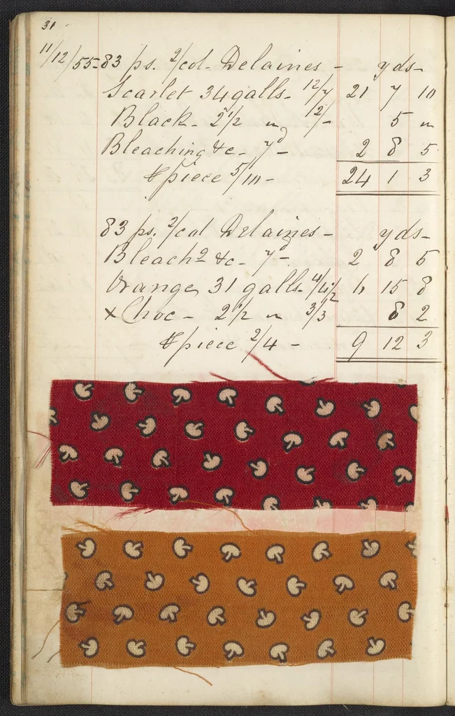 An illustration from Dyer's account book, Volume 1, 1855, leaf 37