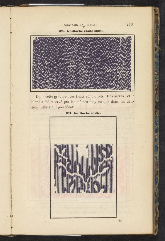 An illustration from Traité Théorique et Pratique de l'Impression des Tissus, Vol. 2, 1846, leaf 31