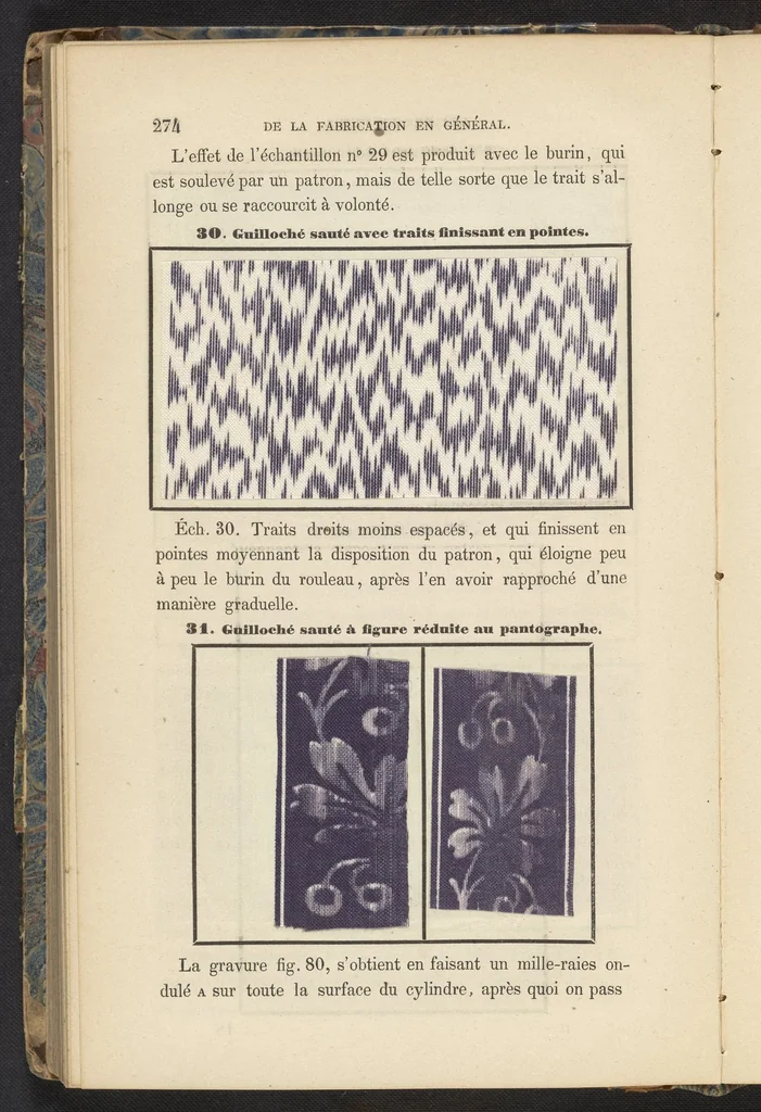 An illustration from Traité Théorique et Pratique de l'Impression des Tissus, Vol. 2, 1846, leaf 32