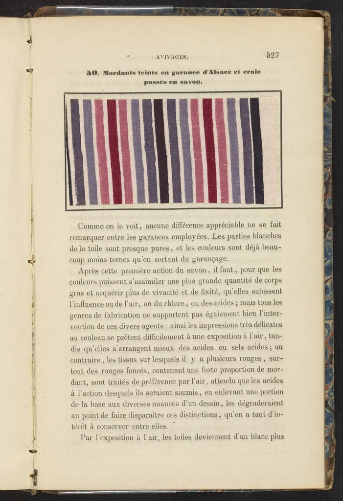 An illustration from Traité Théorique et Pratique de l'Impression des Tissus, Vol. 2, 1846, leaf 41