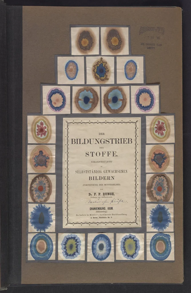 An illustration from Der Bildungstrieb der Stoffe, 1858, leaf 5
