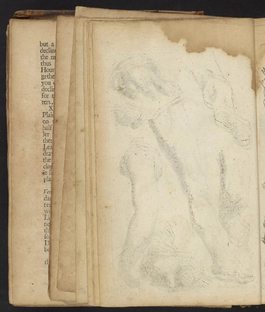 An illustration from Polygraphice, or, the Arts of Drawing, Engraving, Etching, Limning, Painting, Washing, Varnishing, Gilding, Colouring, Dying, Beautifying and Perfuming, 1685, leaf 18