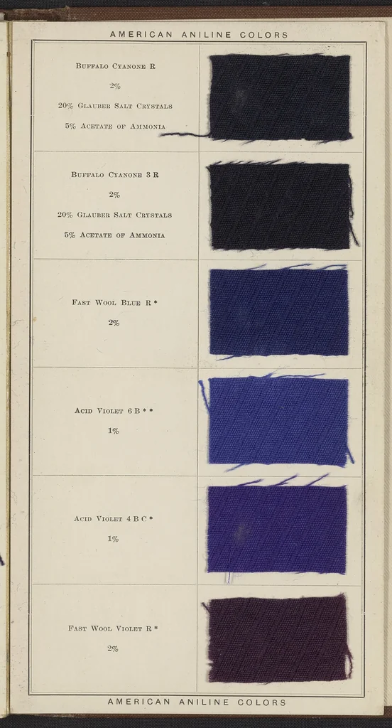 An illustration from Acid Colors on Piece Goods, 1900, leaf 11